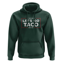 Funny Let's Go Taco Hoodie Vintage Star Stripes