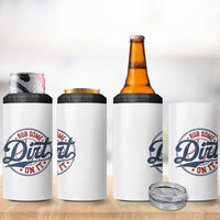 Funny Baseball Rub Some Dirt On It 4 in 1 Can Cooler Tumbler Sports Coach - Wonder Print Shop