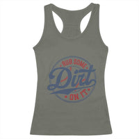 Funny Baseball Rub Some Dirt On It Racerback Tank Top Sports Coach - Wonder Print Shop