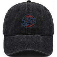 Funny Baseball Rub Some Dirt On It Washed Cotton Baseball Cap Sports Coach