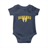 Funny Bananas Coquette Bow Baseball Player Baby Onesie - Wonder Print Shop