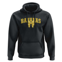 Funny Bananas Coquette Bow Baseball Player Hoodie - Wonder Print Shop