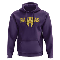 Funny Bananas Coquette Bow Baseball Player Hoodie - Wonder Print Shop