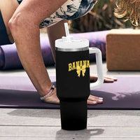 Funny Bananas Coquette Bow Baseball Player Tumbler With Handle - Wonder Print Shop