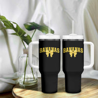 Funny Bananas Coquette Bow Baseball Player Tumbler With Handle - Wonder Print Shop