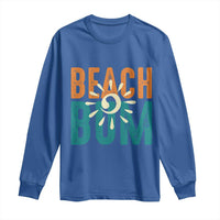 Funny Beach Bum Summer Vacation Long Sleeve Shirt Beach Life Sun Light - Wonder Print Shop