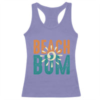 Funny Beach Bum Summer Vacation Racerback Tank Top Beach Life Sun Light - Wonder Print Shop