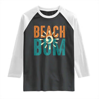 Funny Beach Bum Summer Vacation Raglan Shirt Beach Life Sun Light - Wonder Print Shop