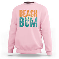 Funny Beach Bum Summer Vacation Sweatshirt Beach Life Sun Light - Wonder Print Shop