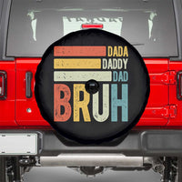 Funny Dada Daddy Dad Bruh Spare Tire Cover Fathers Day Vintage Stripes