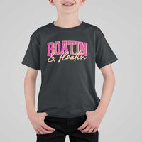 Funny Boating And Floatin T Shirt For Kid Summer Vacation Boat Lake Life - Wonder Print Shop