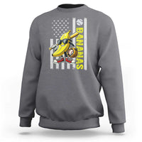 Funny Bananas Lover Baseball Vintage American Flag Sweatshirt - Wonder Print Shop