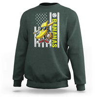 Funny Bananas Lover Baseball Vintage American Flag Sweatshirt - Wonder Print Shop