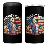 Funny George Washington Weightlifting History Buff 4 in 1 Can Cooler Tumbler 4th of July Patriotic - Wonder Print Shop