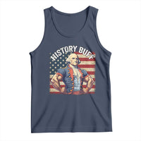 Funny George Washington Weightlifting History Buff Tank Top 4th of July Patriotic - Wonder Print Shop