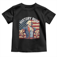 Funny George Washington Weightlifting History Buff Toddler T Shirt 4th of July Patriotic - Wonder Print Shop