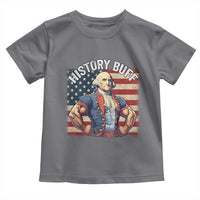 Funny George Washington Weightlifting History Buff Toddler T Shirt 4th of July Patriotic - Wonder Print Shop