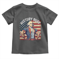 Funny George Washington Weightlifting History Buff Toddler T Shirt 4th of July Patriotic - Wonder Print Shop