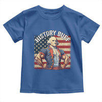 Funny George Washington Weightlifting History Buff Toddler T Shirt 4th of July Patriotic - Wonder Print Shop