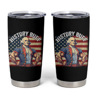 Funny George Washington Weightlifting History Buff Tumbler Cup 4th of July Patriotic - Wonder Print Shop