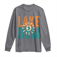 Funny Lake Bum Summer Vacation Long Sleeve Shirt Lake Life Sun Light - Wonder Print Shop