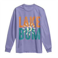 Funny Lake Bum Summer Vacation Long Sleeve Shirt Lake Life Sun Light - Wonder Print Shop