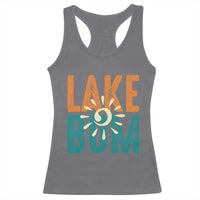 Funny Lake Bum Summer Vacation Racerback Tank Top Lake Life Sun Light - Wonder Print Shop
