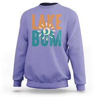 Funny Lake Bum Summer Vacation Sweatshirt Lake Life Sun Light - Wonder Print Shop