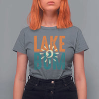 Funny Lake Bum Summer Vacation T Shirt For Women Lake Life Sun Light - Wonder Print Shop