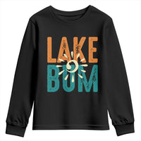 Funny Lake Bum Summer Vacation Youth Sweatshirt Lake Life Sun Light - Wonder Print Shop