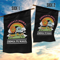 Chinga La Migra Chinga Tu Maga Garden Flag Immigration Rights - Wonder Print Shop