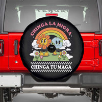 Chinga La Migra Chinga Tu Maga Spare Tire Cover Immigration Rights - Wonder Print Shop