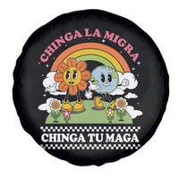 Chinga La Migra Chinga Tu Maga Spare Tire Cover Immigration Rights - Wonder Print Shop