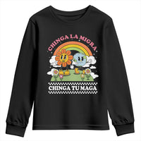 Chinga La Migra Chinga Tu Maga Youth Sweatshirt Immigration Rights - Wonder Print Shop