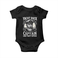 Funny Yacht Rock Captain Baby Onesie Chief Party Officer Pontoon Boat Sailor - Wonder Print Shop