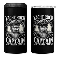 Funny Yacht Rock Captain 4 in 1 Can Cooler Tumbler Chief Party Officer Pontoon Boat Sailor - Wonder Print Shop