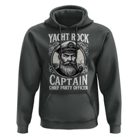 Funny Yacht Rock Captain Hoodie Chief Party Officer Pontoon Boat Sailor - Wonder Print Shop