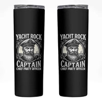 Funny Yacht Rock Captain Skinny Tumbler Chief Party Officer Pontoon Boat Sailor - Wonder Print Shop