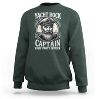 Funny Yacht Rock Captain Sweatshirt Chief Party Officer Pontoon Boat Sailor - Wonder Print Shop
