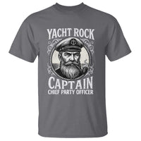 Funny Yacht Rock Captain T Shirt Chief Party Officer Pontoon Boat Sailor - Wonder Print Shop