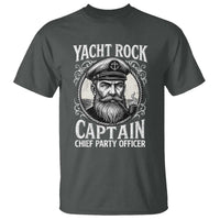 Funny Yacht Rock Captain T Shirt Chief Party Officer Pontoon Boat Sailor - Wonder Print Shop