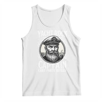 Funny Yacht Rock Captain Tank Top Chief Party Officer Pontoon Boat Sailor - Wonder Print Shop