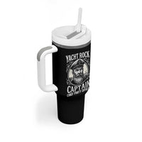 Funny Yacht Rock Captain Tumbler With Handle Chief Party Officer Pontoon Boat Sailor - Wonder Print Shop