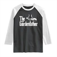 The Gardenfather Raglan Shirt Gardener Parody Gardening Fathers Day - Wonder Print Shop