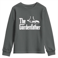 The Gardenfather Youth Sweatshirt Gardener Parody Gardening Fathers Day - Wonder Print Shop