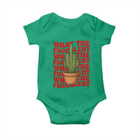 Funny What The Fucculent Baby Onesie Cactus Succulents Plants Gardening - Wonder Print Shop