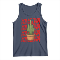 Funny What The Fucculent Tank Top Cactus Succulents Plants Gardening - Wonder Print Shop