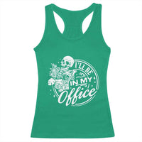 Funny Garden I Will Be In My Office Racerback Tank Top Gardening Fathers Day - Wonder Print Shop