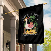 Funny Oops I Got Another Plant Garden Flag Silly-Goose Gardener Plant Lady - Wonder Print Shop