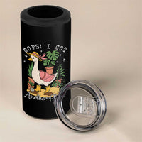 Funny Oops I Got Another Plant 4 in 1 Can Cooler Tumbler Silly-Goose Gardener Plant Lady - Wonder Print Shop